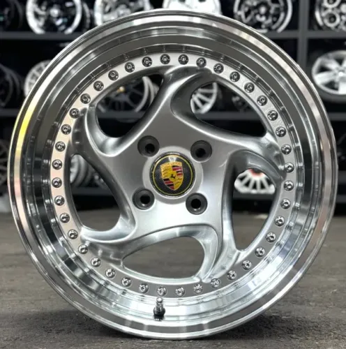 rodas aro 15 Furação 4x100 tAla 8.25 PORSCHE prata