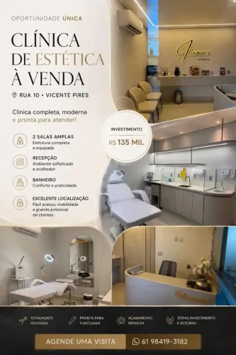 CLINICA DE ESTETICA A VENDA EM VICENTE PIRES