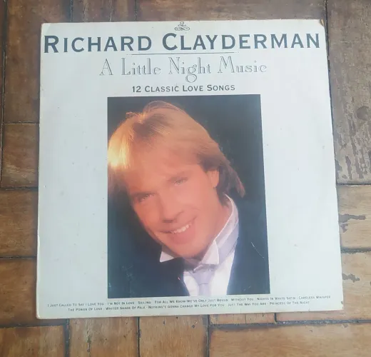 Disco Vinil RICHARD CLAYDERMAN - A little night music - 12 classic love songs.