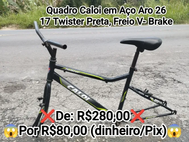 Quadro Bicicleta Caloi