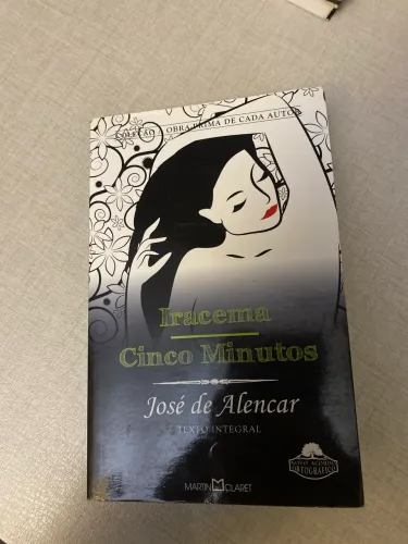 Livro Iracema e Cinco Minutos José de Alencar - Editora Martin Claret