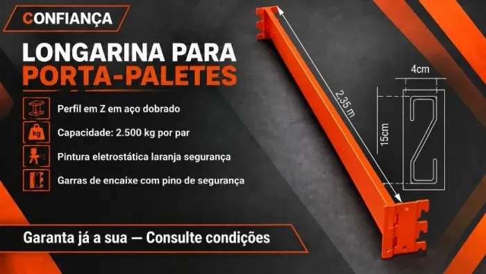 Longarina Confiança 2500KG