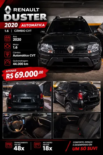 Renault Duster Authent. 1.6 Flex 16V Aut.(pcd) 2020
