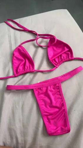 Biquíni pink TAM:M/G forma pequena