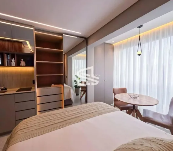 Studio Mobiliado Á Venda de 1 Quarto a 2 Min da Estação Japão-Liberdade (Linha 1 Azul), L