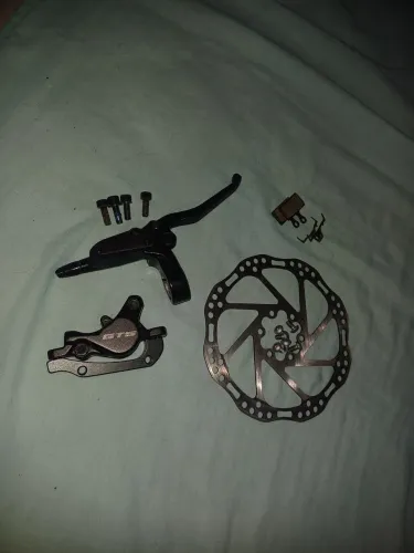 Freio Hidráulico GTS + Disco Absolute + Pastilha absolute 