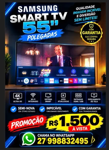 SmarTv SAMSUNG 55 Polegadas (IMPECÁVEL)