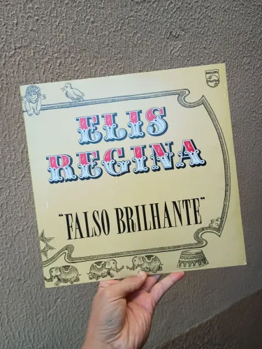 LP Elis Regina Falso Brilhante, raro em ótima condição quase novo