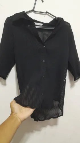 Blusa tule preta 20 reais desapego
