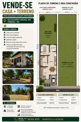Casa + Terreno