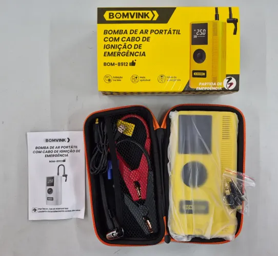 COMPRESSOR C/ AUXILIAR DE PARTIDA BOM-8912<br>
