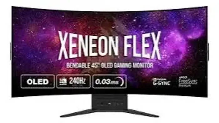 CORSAIR XENEON FLEX 45" OLED (Dobrável/Curvatura Ajustável)