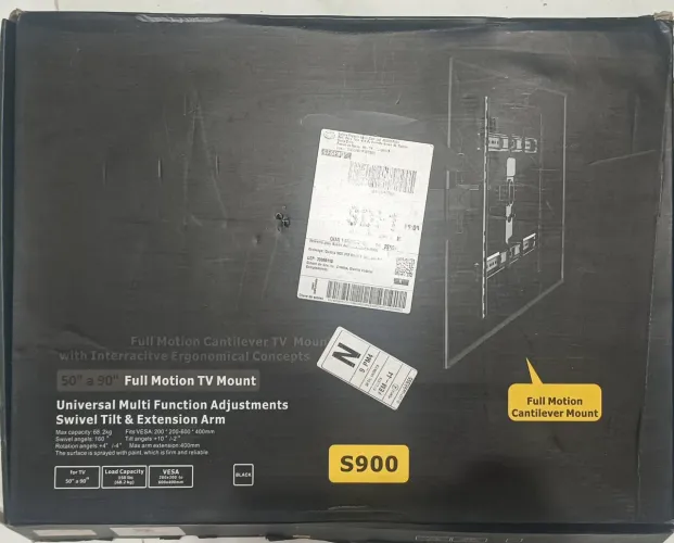 Suporte articulado para Tvs de 50" a 90"