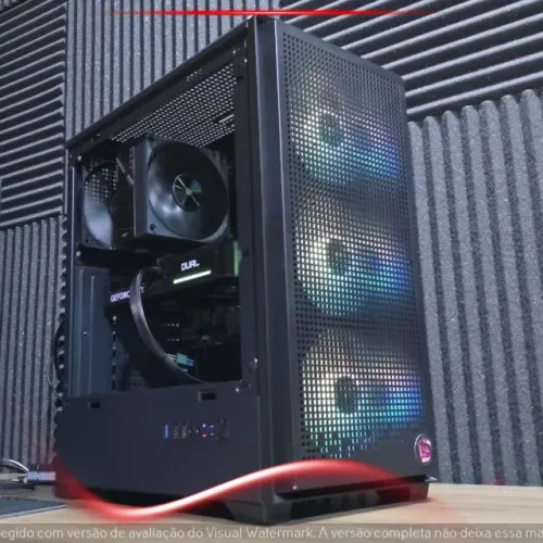 PC Gamer Ryzen 5 7600X RTX 5050 16GB 512GB NVMe DDR5 ARGB