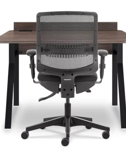 Conjunto cadeira e mesa para escritório