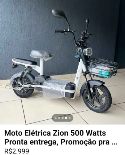 Moto elétrica Zion 500 w