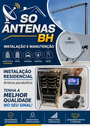 Antena instalação e manutenção 