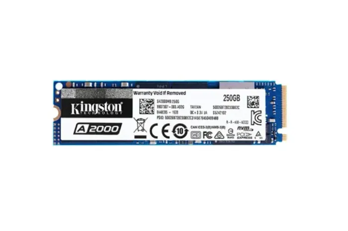 SSD NVME Kingston A2000 250GB .