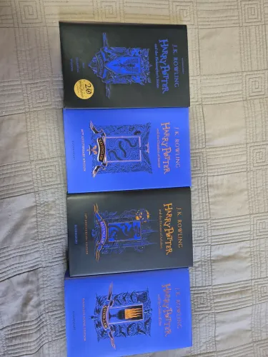 Harry Potter Ravenclaw House Editions 1-4 | Capa Dura | Inglês | 20th Anniversary