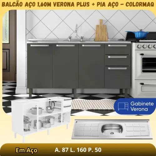 Gabinete Verona + Pia 1.60 