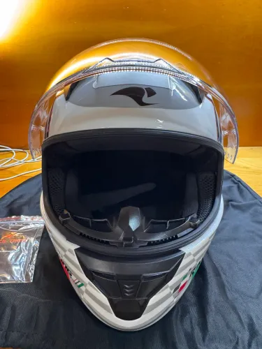Capacete Race Tech Sector Grid Italy Tam. 62 - NOVO, Nunca Usado