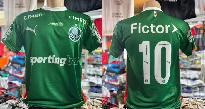 Camiseta time atacado