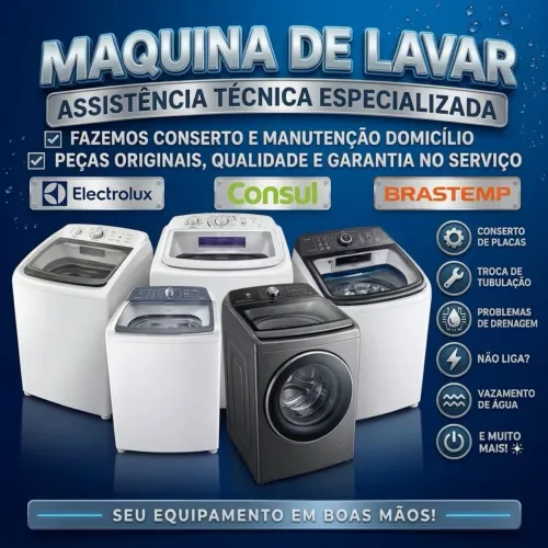 Consertos para maquina de lavar Brastemp e Consul