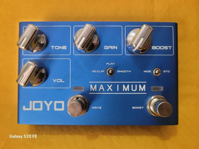 Pedal DRIVE + BOOSTER Joyo Maximum