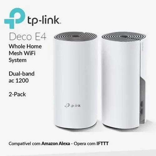 Roteador TP-Link Sistema Wi-Fi Mesh, Deco E4, 2-pack.