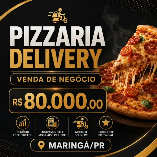 Pizzaria Delivery Completa à Venda - Maringá/PR