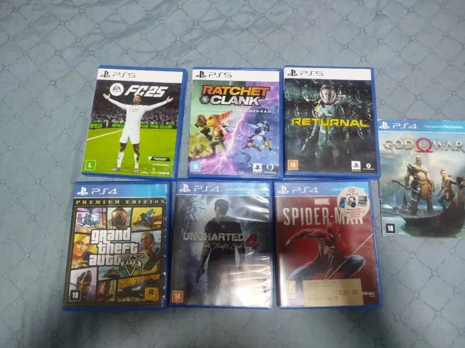 Jogos de PS5 e Ps4