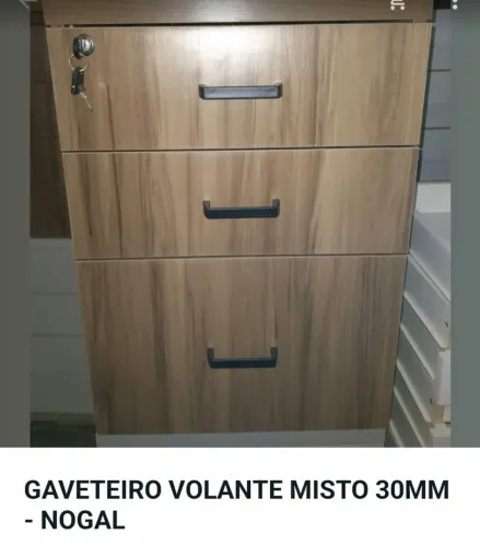 Gaveteiro volante misto pronta entrega