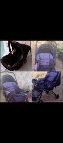 CARINHO DE BEBÊ com bebê conforto semi novo