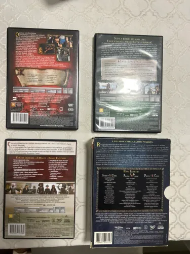 Dvds - Box Trilogia Piratas do Caribe - Ediçao Especial de Colecionador