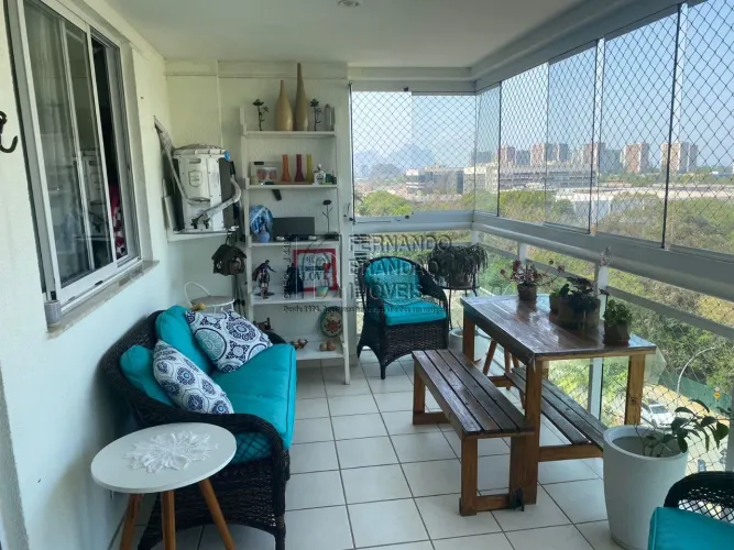 Condomínio Barra Allegro Vendo espetacular apartamento no Recreio Dos Bandeirantes, 3 quar