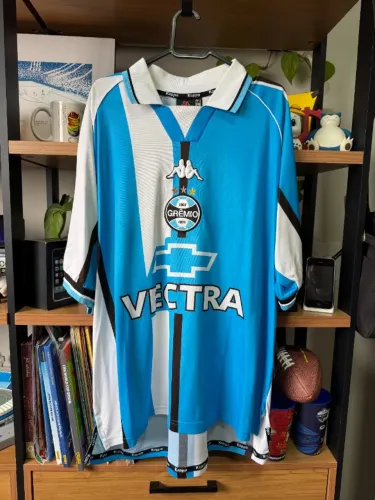 Camiseta Kappa 2000 Celeste Vectra N#9 - Tamanho GG