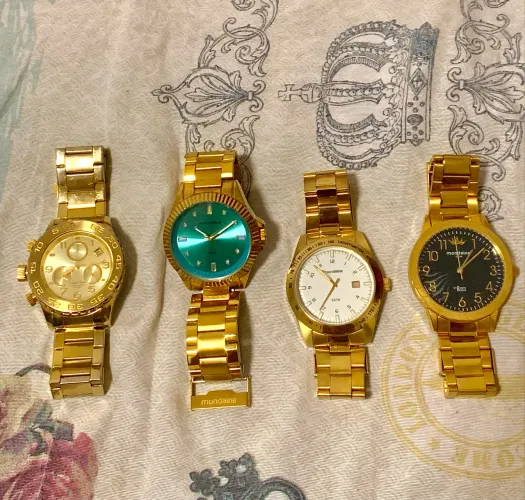 VENDO KIT DE 4 RELÓGIOS MONDAINE