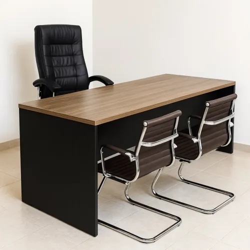 CONJUNTO ESCRITÓRIO MESA E CADEIRAS - LOJA IKONMIXOFFICE
