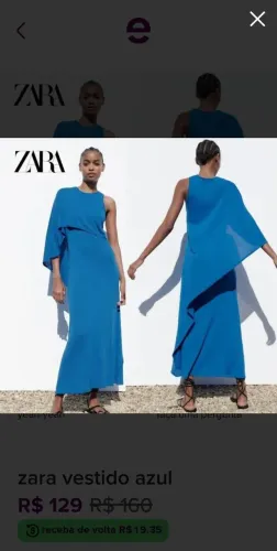 ZARA vestido longo