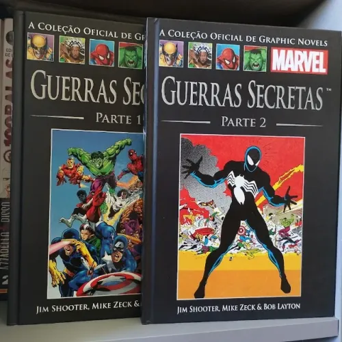 HQ Guerras Secretas Completo 2 Volumes - Jim Shooter - Salvat Nº 6 e 7