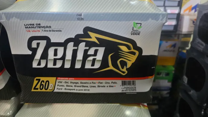 Baterias Zetta em 10X sem juros