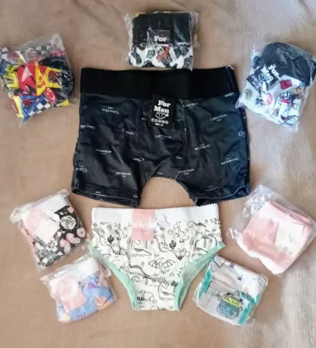 Roupas íntimas ...........................................................................