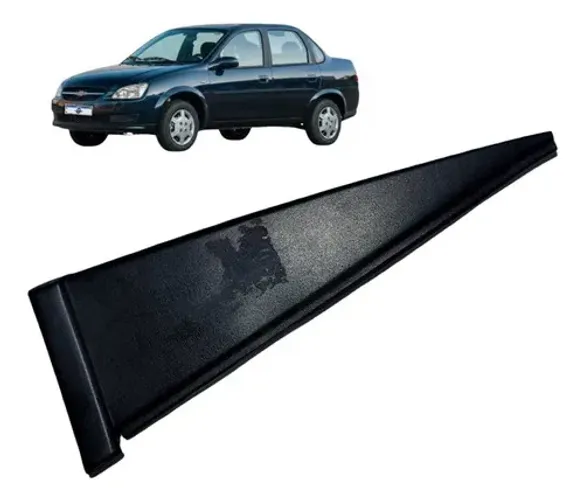 Moldura Externa Porta Tras Dir Corsa Classic 2014  *  Preto
