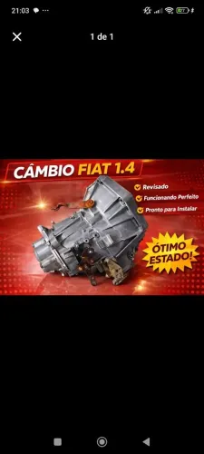 Câmbio Fiat 1.4