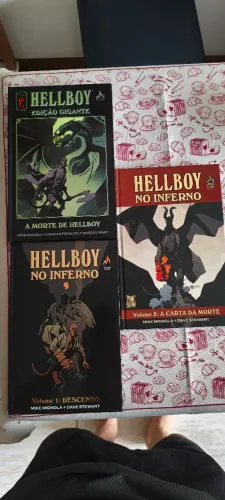 HELLBOY DO INFERNO 1 E 2 + A MORTE DO HELLBOY GIGANTE