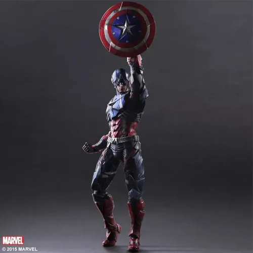Action Figure Play Arts Kay Capitão América