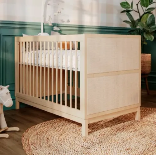 Berço Quater 2 em 1 Indy com Palhinha - Berço Americano e Mini Cama