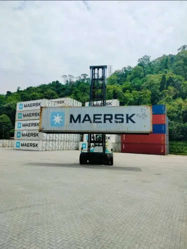 Container Marítimo Maersk 40HC 12m High Cube - Santos SP