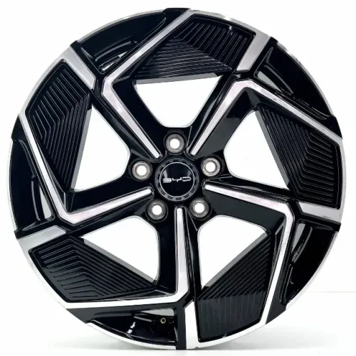 JOGO DE RODAS ORIGINAIS BYD SEAL ARO 19X8 PRETO DIAMANTADA 5X120 ET 45 SEMINOVAS