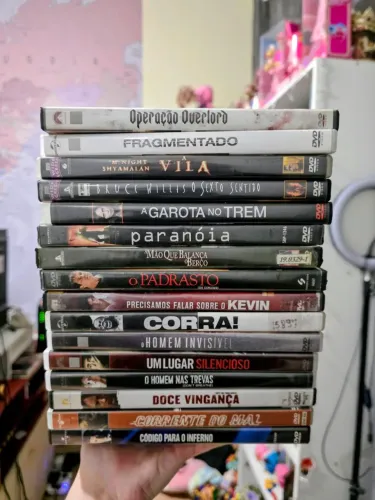 Lote de DVD Filmes de Suspense e Terror - 16 dvds